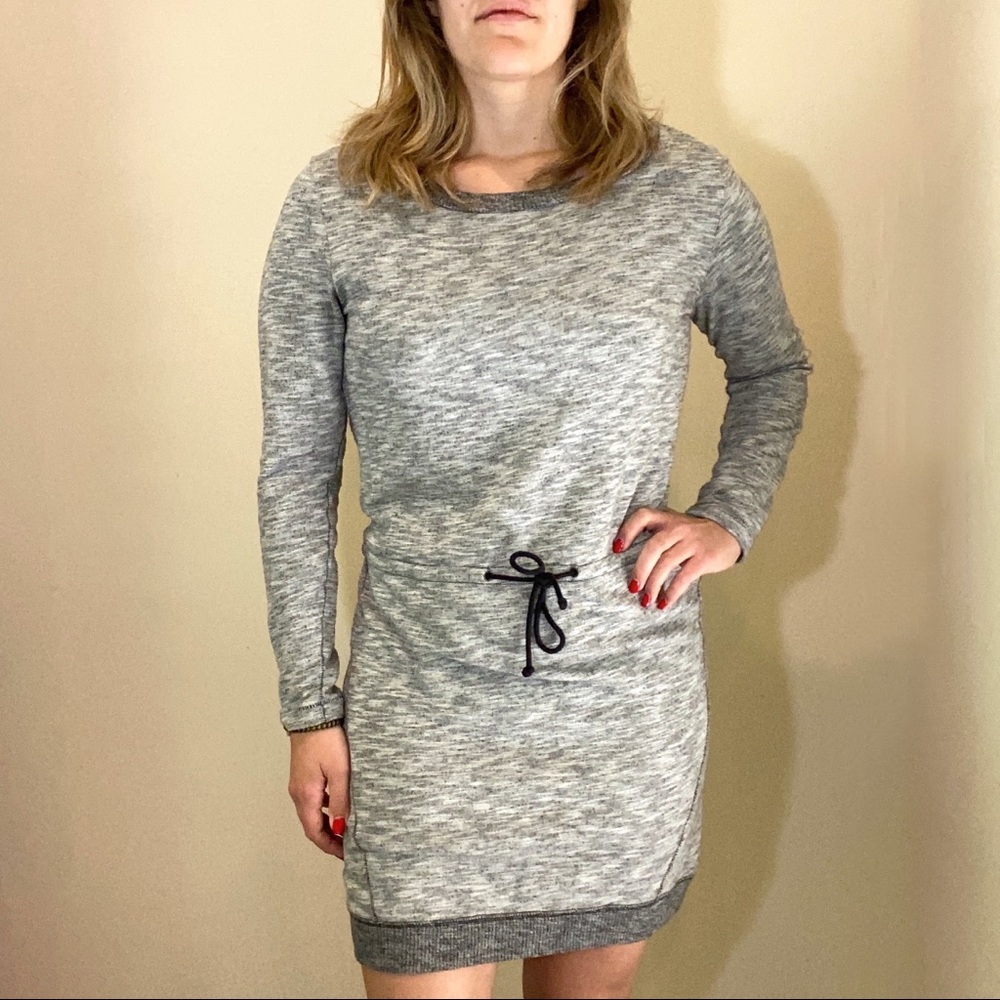 Converse Heathered Grey Drawstring Dress